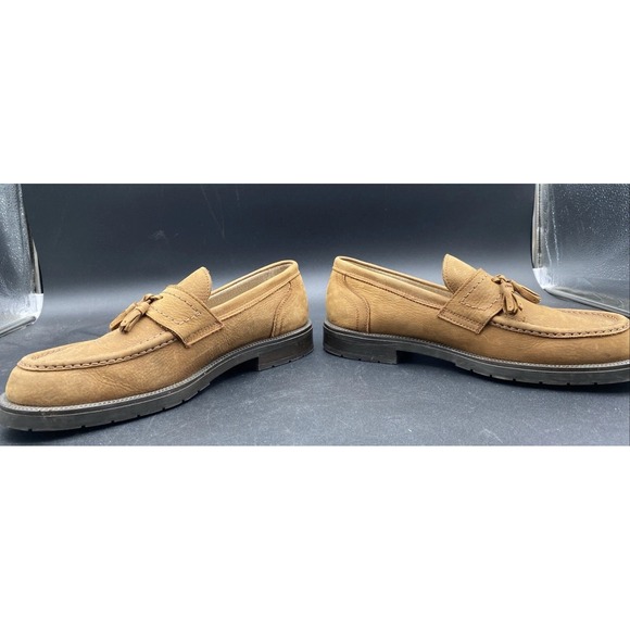 Aerosoles Men\'s Brown Leather Tassel Loafer Driving Moccasin Sz 10 Slip On Shoes main image 5